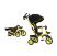 Велосипед коляска дитячий триколісний TILLY FLIP T-390 жовтий