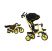 Велосипед коляска дитячий триколісний TILLY FLIP T-390 жовтий