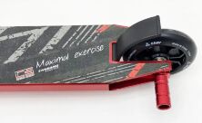 Дитячий двоколісний трюковий самокат М6 з пегами / колір червоний