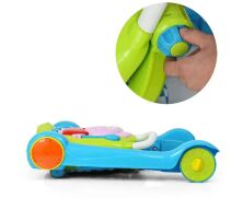 Дитячі ходунки BAMBI BQ308-5 "Свинка Пеппа" для дівчинки і хлопчика зі світловими ефектами / сині