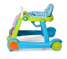 Дитячі ходунки BAMBI BQ308-5 "Свинка Пеппа" для дівчинки і хлопчика зі світловими ефектами / сині