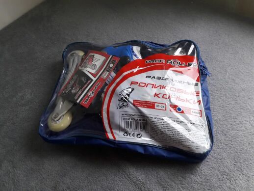 Ролики дитячі сині A 4026 розмір S (31-34)