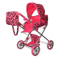 Коляска дитяча для ляльок залізна Melogo 9333 / 014/ 9119 люлька-переноска кошик сумка**