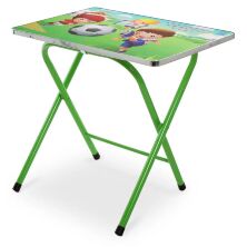 Дитячий столик зі стільчиком Bambi A19-football Футбол зелений складаний**