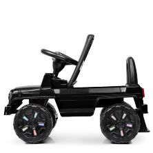 Машина каталка толокар BAMBI M 3898L-2 музичний шкіряне сидіння чорний**