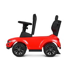 Дитяча каталка-толокар 2 в 1 651-3 батьківська ручка музика підставка для ніг червоний**