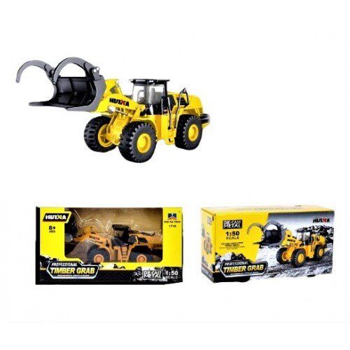 Будівельна техніка 1716 Екскаватор металевий інерційний (масштаб 1:50)