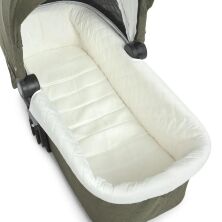 Універсальна дитяча коляска 2в1 EL CAMINO ME 1085 SAGA Denim Khaki з прогулянковим блоком і люлькою Хакі