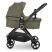 Універсальна дитяча коляска 2в1 EL CAMINO ME 1085 SAGA Denim Khaki з прогулянковим блоком і люлькою Хакі
