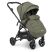 Універсальна дитяча коляска 2в1 EL CAMINO ME 1085 SAGA Denim Khaki з прогулянковим блоком і люлькою Хакі