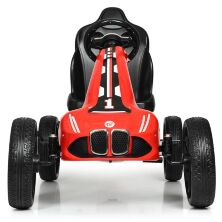 Дитячий педальний карт на Єва колесах Bambi M 5393 E-3 червоний