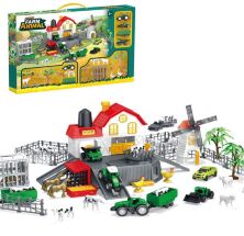 Дитячий ігровий набір ферма SY9937 з тваринами та транспортом