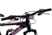 Алюмінієвий дитячий двоколісний велосипед PROFI 20 дюймів G20OPTIMAL A20.2 SHIMANO / колір чорно(мат)-рожевий*