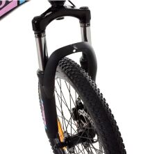 Алюмінієвий дитячий двоколісний велосипед PROFI 20 дюймів G20OPTIMAL A20.2 SHIMANO / колір чорно(мат)-рожевий*