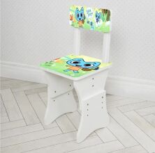 Дитяча парта регульована шкільна зі стільцем 904-126(UA) малюнок Котики**