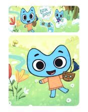 Дитяча парта регульована шкільна зі стільцем 904-126(UA) малюнок Котики**