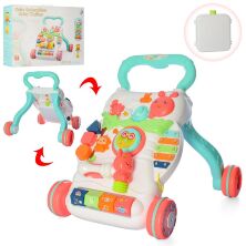 Розвиваючий музичний дитячий ігровий центр A2018-6 Каталка ходунки штовхач**