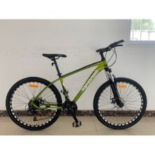 Алюмінієвий двоколісний велосипед TopRider 777 колеса 27.5 дюйма / 21 швидкість / SHIMANO / хакі