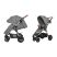 НОВИНКА! Прогулянкова дитяча коляска CARRELLO Supra CRL-5510 Carbon Grey з регульованою ручкою/сіра