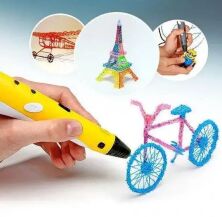 3D ручка 3DPEN-2 c LCD з дисплеєм та підставкою PLA 4 Кольори USB зарядка 168-E