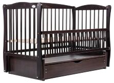 Ліжко Babyroom Еліт маятник, ящик, відкидний пліч DEMYO-5 бук венге