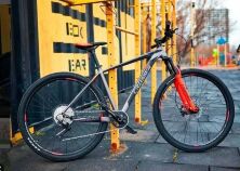 Спортивний гірський велосипед Crosser Solo 26" рама 17 дюймів / Shimano Червоний
