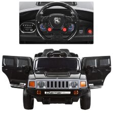 Дитячий електромобіль Hummer M 3403EBLR-2 чорний