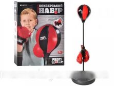 Дитячий боксерський набір на стійці (груша підлогова з рукавичками для дітей) MS 0331 Висота стійки 90/110 см**
