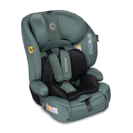 Автокрісло дитяче Lorelli Benevento Isofix 9-36 кг Green Pine, кріплення ISOFIX зелене