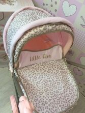 Коляска доладна класична для ляльок HAUCK D-88686 "Little diva" Лялькова з пластиковою люлькою перенесенням