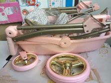 Коляска доладна класична для ляльок HAUCK D-88686 "Little diva" Лялькова з пластиковою люлькою перенесенням