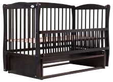 Ліжко Babyroom Еліт різьблення, маятник, відкидний пліч-DER-6 бук венге