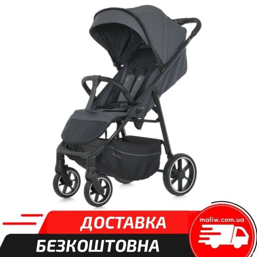 Прогулянковий візок El Camino FIJI ME 1113 Iron Matt Темно-сіре з москітною сіткою