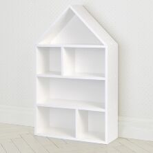 Будиночок стелаж, полиця для іграшок і книг PLK-L-1 білий**