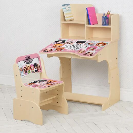 Дитяча парта растишка Bambi B 2071-20 Париж рожевий