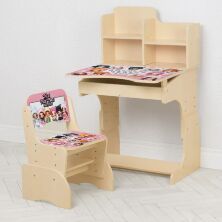 Дитяча парта растишка Bambi B 2071-20 Париж рожевий