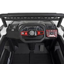 Дитячий двомісний електромобіль машина джип квадроцикл баггі Bambi Racer 4WD M 4453EBLR-1 білий**