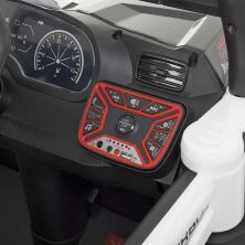 Дитячий двомісний електромобіль машина джип квадроцикл баггі Bambi Racer 4WD M 4453EBLR-1 білий**