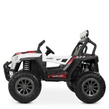 Дитячий двомісний електромобіль машина джип квадроцикл баггі Bambi Racer 4WD M 4453EBLR-1 білий**