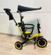 Дитячий біговел-велобіг трансформер 6в1 Maraton Tri-cycle Cruiser Versa з батьківською ручкою жовтий