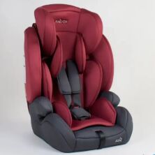 Універсальне дитяче автокрісло JOY 61364 група 1+2+3 система кріплення ISOFIX / чорно-бордове