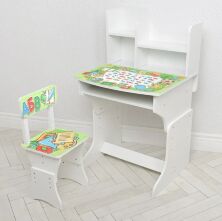 Дитяча парта регульована шкільна зі стільцем 904-135(UA) малюнок Школа**