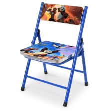 Дитячий складаний столик зі стільчиком Bambi A19-PANDA "Панда Кунг-Фу" синій**