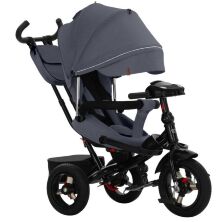Велосипед-КОЛЯСКА дитячий триколісний TILLY Impulse T-386/2 Темно-сірий льон