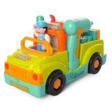 Музична дитяча машинка з інструментами на батарейках LIMO TOY 6109 їздить / світлові ефекти