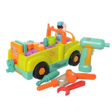 Музична дитяча машинка з інструментами на батарейках LIMO TOY 6109 їздить / світлові ефекти