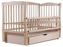 Ліжко Babyroom Еліт різьблення маятник, ящик, відкидний пліч-DER-7 бук слонова кістка