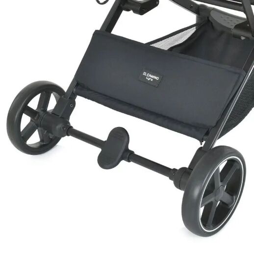 Дитяча коляска El Camino 1099 Lyra з чохлом на ніжки Black
