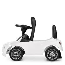 Дитяча каталка-толокар Bambi Bentley M 4130 L-1 шкіряне сидіння біла