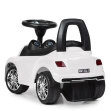 Дитяча каталка-толокар Bambi Bentley M 4130 L-1 шкіряне сидіння біла